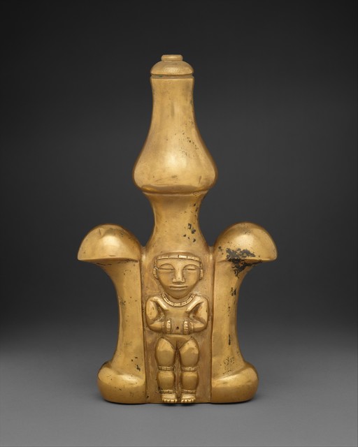 Unknown Quimbaya, ‘Lime Container (Poporo)’, 1st–7th century, The Metropolitan Museum of Art