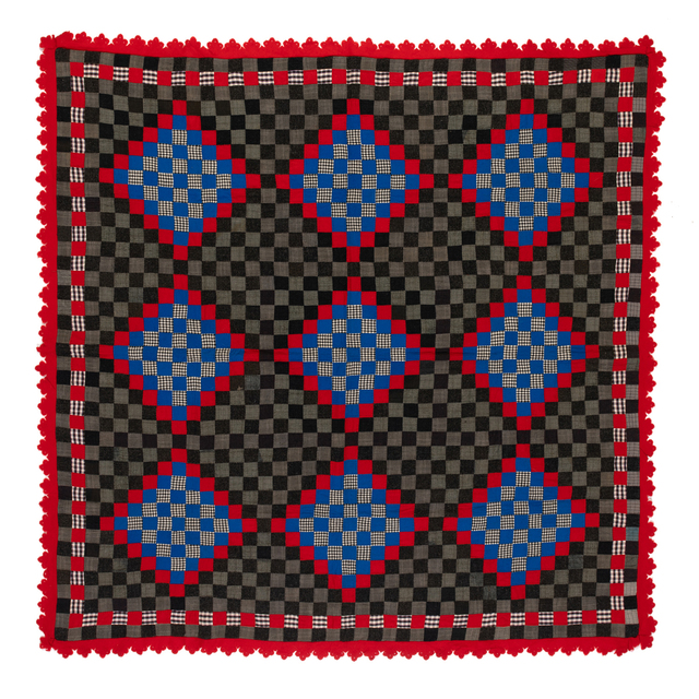 ‘Philadelphia Pavement’, 1880, Textile Arts, Laine, PIASA