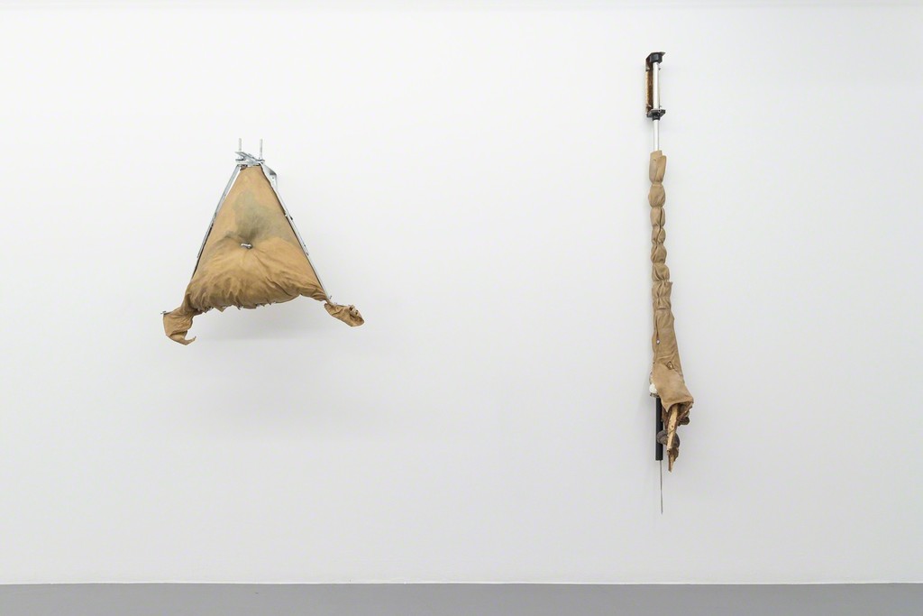Piercad, Parchment of cow skin, (residual product in the production of leather), metal objects, textiles and wood, 85x85x45 cm.
Knippe, Parchment of cow skin, (residual product in the production of leather), metal objects, textiles and wood, 210x15x20 cm Piercad, Parchment of cow skin, (residual product in the production of leather), metal objects, textiles and wood, 85x85x45 cm.
Knippe, Parchment of cow skin, (residual product in the production of leather), metal objects, textiles and wood, 210x15x20 cm
