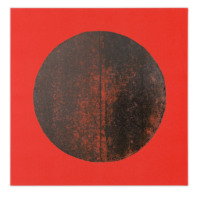 Chad Kouri, ‘Reflection Pool Orange (2x2)’, 2021, Painting, Foil on dyed canvas, Uprise Art