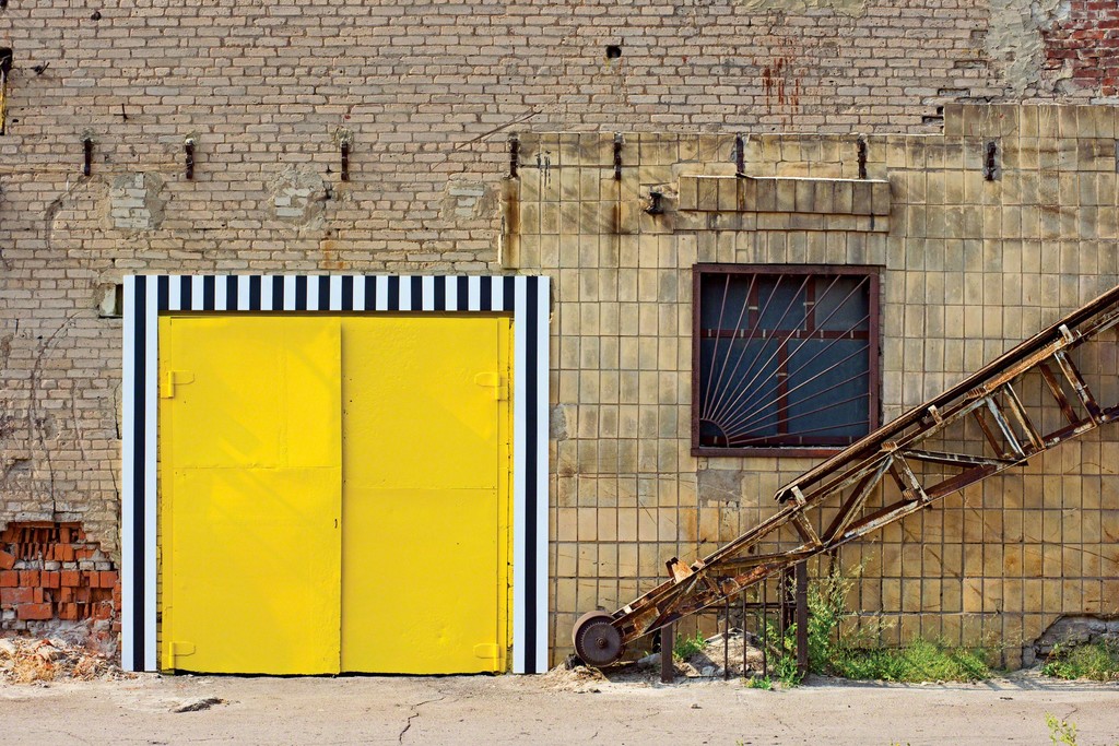 Daniel Buren 21 Doors = 21 Colours, 2012 Daniel Buren 21 Doors = 21 Colours, 2012