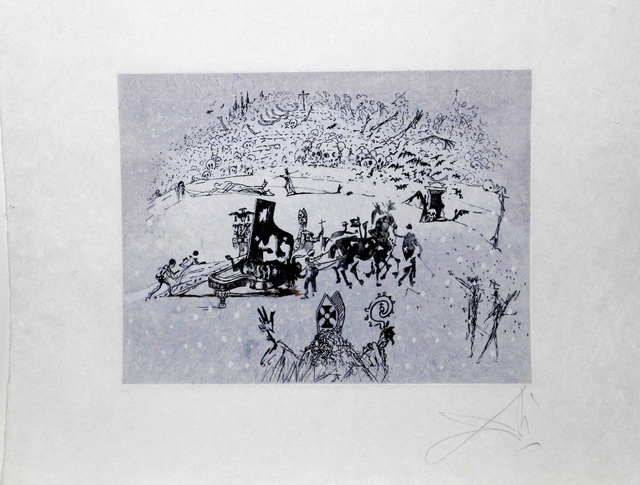 Salvador Dalí, ‘Tauramachie Surrealiste The Piano in The Snow’, 1970, Fine Art Acquisitions