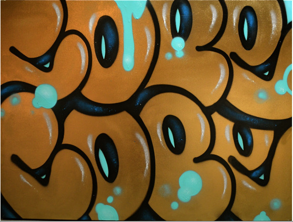 Cope2, ‘Gold Two Times’, 2019, Soho Contemporary Art