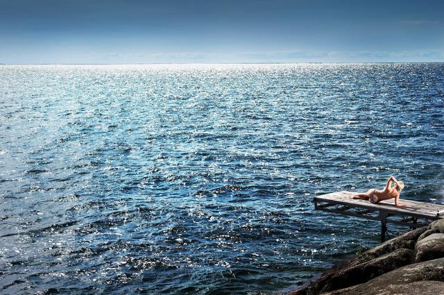 David Drebin, ‘Kissing the sky’, 2016, Photography, Archival Pigment Print, CHROMA GALLERY