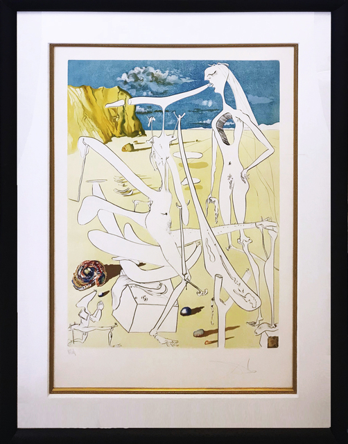 Salvador Dalí, ‘INFRATERRESTRIALS ADORED BY DALI’, 1974, Gallery Art