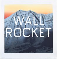 Ed Ruscha - Wall Rocket, from Mountain Prints