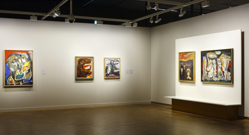 Installation view of "Jorn + Munch" at Munch Museum, Oslo (2016-2017) Installation view of "Jorn + Munch" at Munch Museum, Oslo (2016-2017)