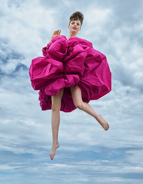 Arthur Elgort, ‘UP, UP, AND AWAY!, Fran Summers, VOGUE UK’, 2019, Photography, Archival Pigment Print, Staley-Wise Gallery