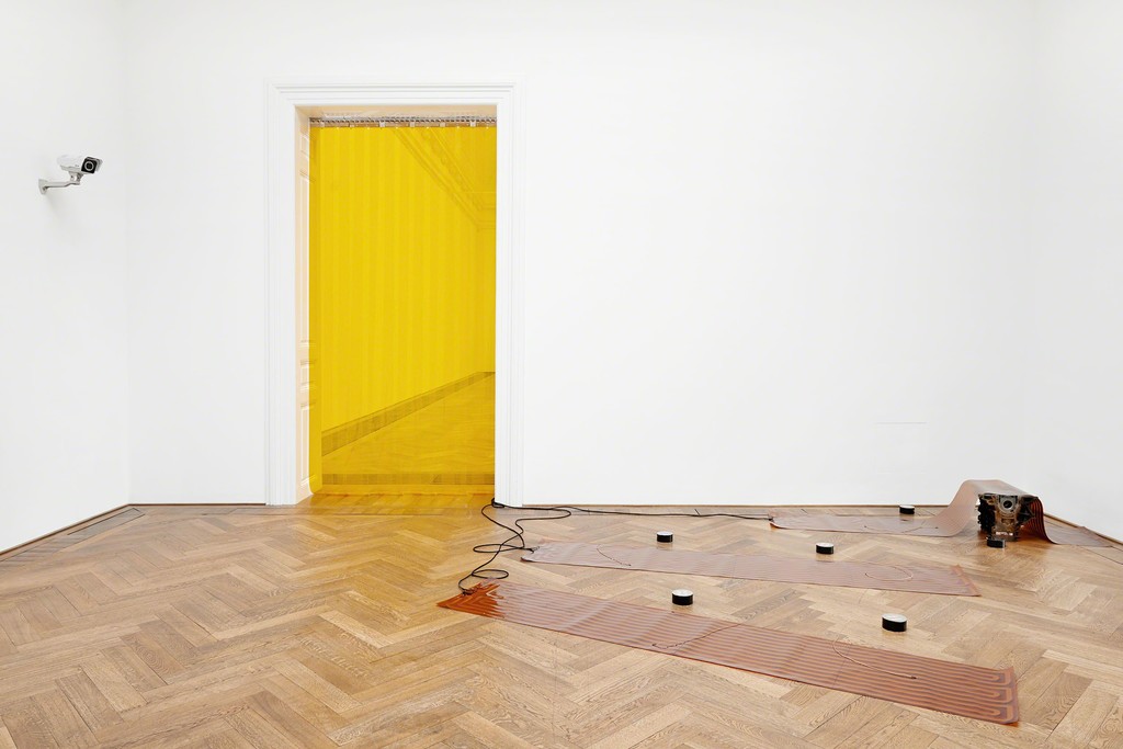 Sam Lewitt, Installation view More Heat Than Light, view on Weak Local Lineament (MHTL), 2016, Kunsthalle Basel, 2016. Photo: Philipp Hänger Sam Lewitt, Installation view More Heat Than Light, view on Weak Local Lineament (MHTL), 2016, Kunsthalle Basel, 2016. Photo: Philipp Hänger