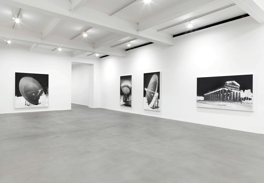 Installation view, "Vera Lutter: Turning Time" at Gagosian Britannia Street, London. Artworks © Vera Lutter. Photo by Mike Bruce. Courtesy Gagosian. Installation view, "Vera Lutter: Turning Time" at Gagosian Britannia Street, London. Artworks © Vera Lutter. Photo by Mike Bruce. Courtesy Gagosian.