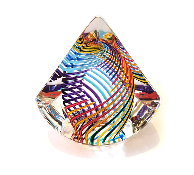 Paul Harrie Zephyr 3Sided Paperweight Artsy