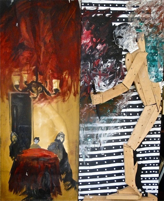 Komar & Melamid, ‘Midnight Raging with a Knife’, 1985-1986, Vohn Gallery