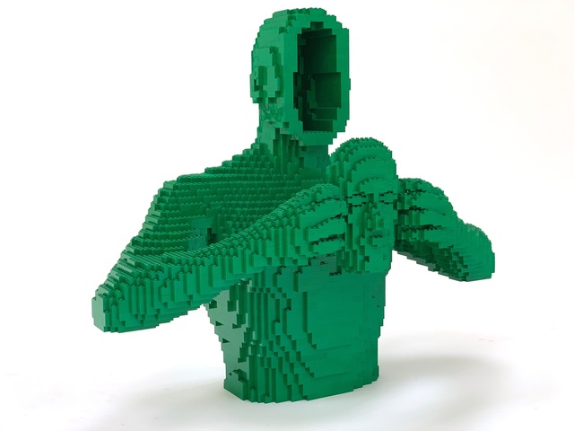 Nathan Sawaya, ‘Green Masked’, ca. 2018, Isabella Garrucho Fine Art