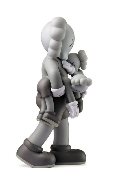 KAWS, ‘KAWS Clean Slate Companion (KAWS Grey Clean Slate)’, 2018, Sculpture, Vinyl Paint Cast Resin, Lot 180