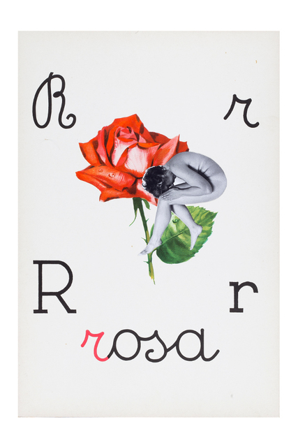 Tomaso Binga, ‘Alfabetiere pop, R di rosa, ’, 1976, Tiziana Di Caro