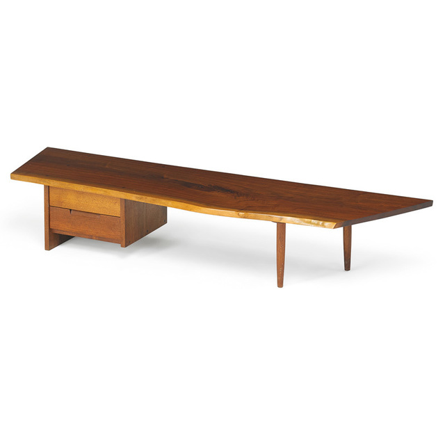 Nakashima Studio George Nakashima Bench With Drawers New