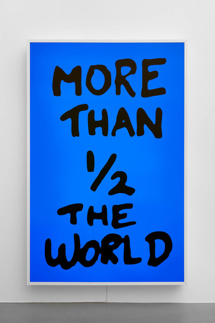 Sam Durant, ‘More Than 1/2 The World’, 2017, Sadie Coles HQ