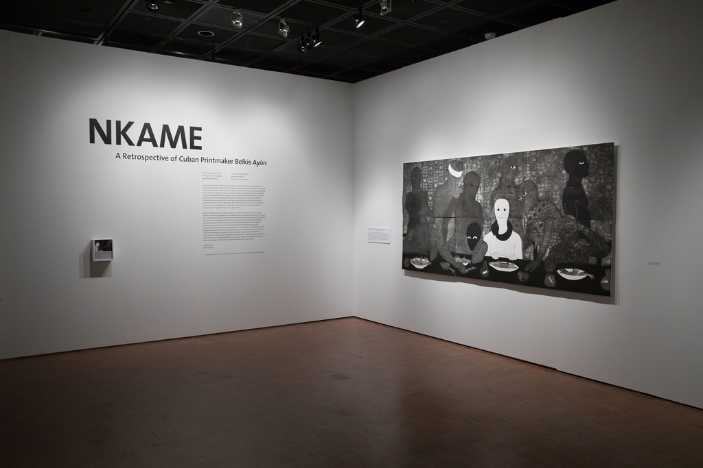 "Nkame: A Retrospective of Cuban Printmaker Belkis Ayón," October 2, 2016–February 12, 2017 Fowler Museum at UCLA Photos © Reed Hutchinson "Nkame: A Retrospective of Cuban Printmaker Belkis Ayón," October 2, 2016–February 12, 2017 Fowler Museum at UCLA Photos © Reed Hutchinson