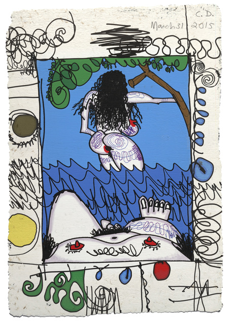 Carroll Dunham, ‘Untitled (March 31 2015)’, 2015, Print, Monoprint on handmade paper, Universal Limited Art Editions