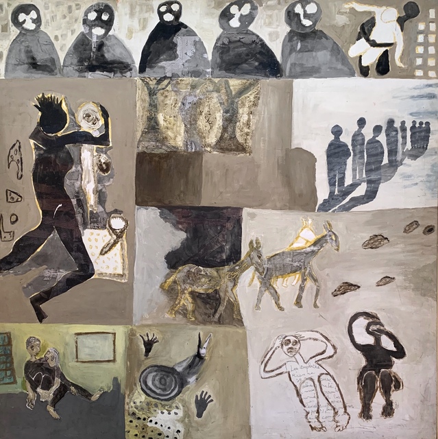 Sandiry Niang, ‘Hommage aux déplacés 3’, 2017, OH GALLERY