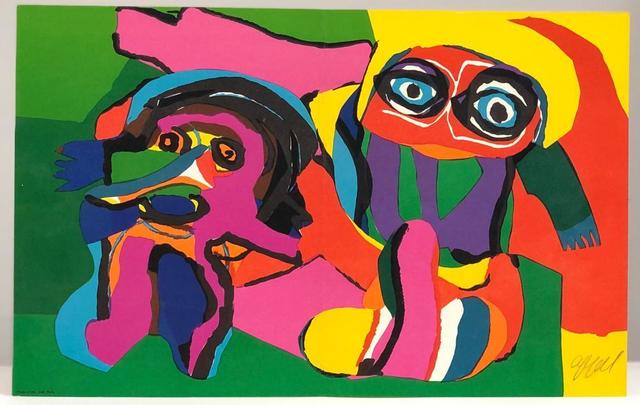 Karel Appel, ‘Two Figures’, ca. 1970, Print, Original silkscreen on wove paper, Samhart Gallery