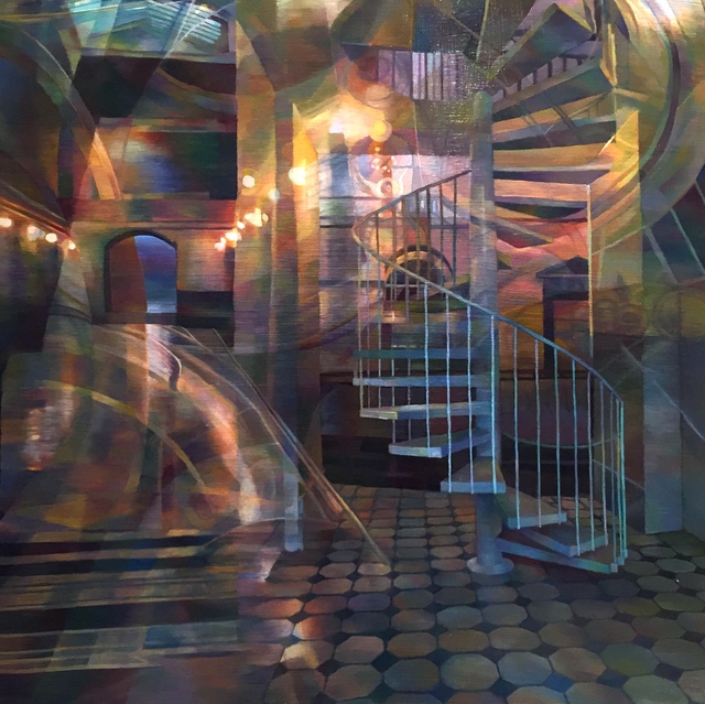 Nancy Newman Rice, ‘Swirling Structure’, 2015, Walter Wickiser Gallery