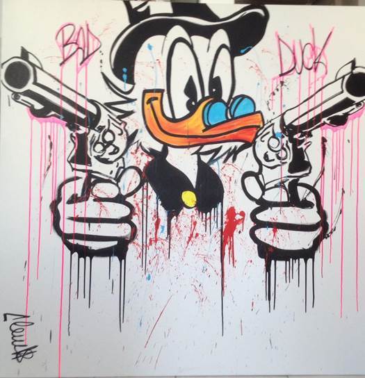 Clem$, ‘Gangsta Scrooge ’, 2017, Eden Fine Art