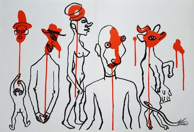 Alexander Calder, ‘Derrière le Miroir No. 156 (Circus 4 - Les Gueules Degoulinantes)’, 1966, Graves International Art