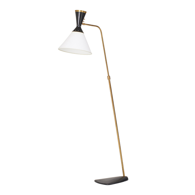 Attributed to Boris Lacroix, ‘Adjustable Floor Lamp, France’, 1950s, Rago/Wright