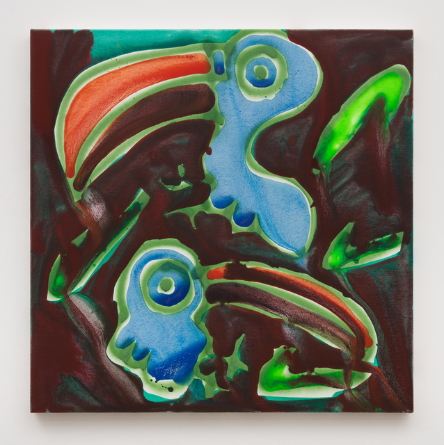 Katherine Bernhardt, ‘Jungle Soup’, 2018, Painting, Spray paint and acrylic on canvas, Independent Curators International (ICI) Benefit Auction