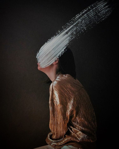 Andrea Torres Balaguer, ‘Cosmos’, 2017, Photography, Hahnemuhle Photo Rag Baryta paper and Acrylic Painting, Alzueta Gallery