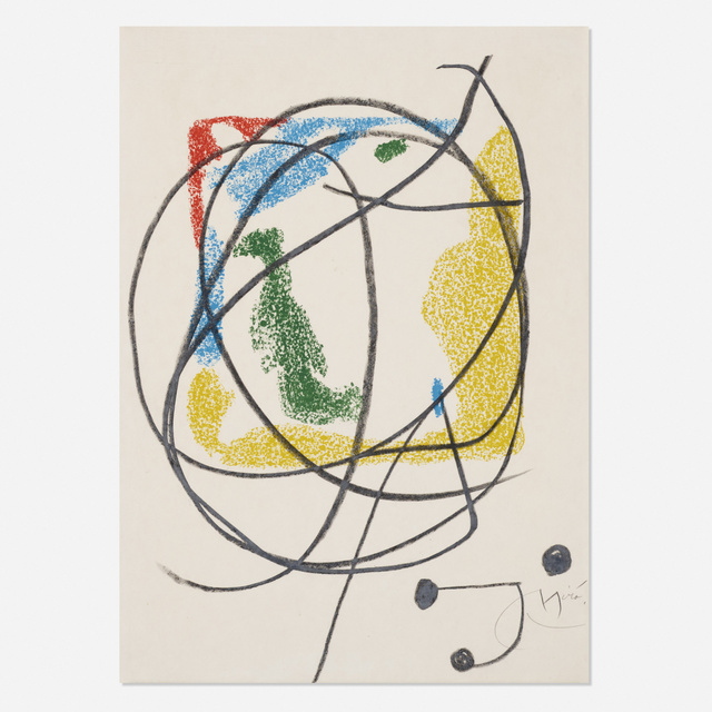 Joan Miró, ‘Les Essencies de la Terra (one plate)’, 1968, Wright