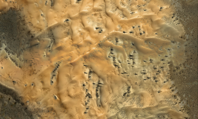 Michael Benson, ‘Spring Sublimation in High-Latitude Southern Dunes, Mars Reconnaissance Orbiter, November 20, 2012’, 2016, Flowers