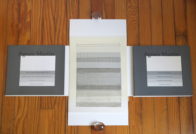 Agnes Martin, ‘Suite of 10 loose lithographs on vellum, Agnes Martin Paintings and Drawings 1974-1990, Stedelijk Museum’, 1991, Alternate Projects