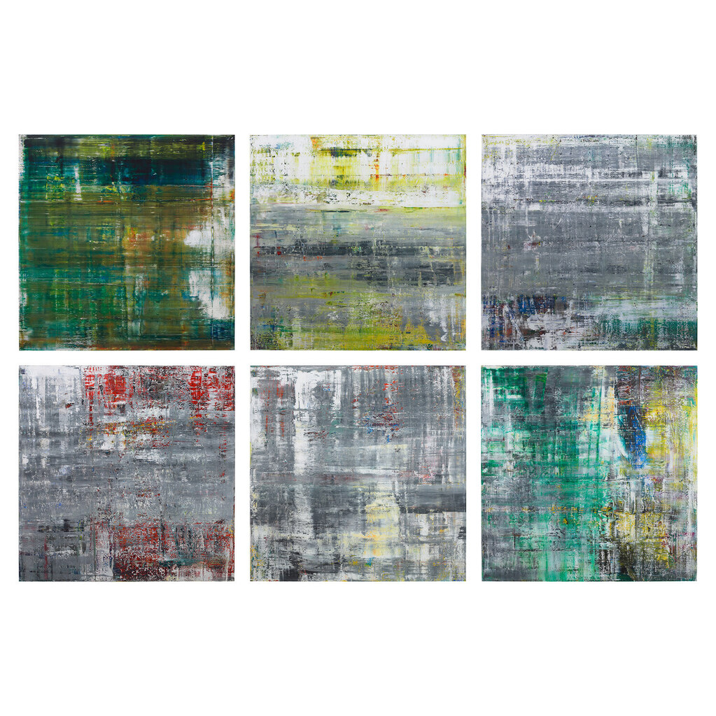 Gerhard Richter - Six works: (i) Cage P19-1; (ii) Cage P19-2; (iii) Cage P19-3; (iv) Cage P19-4; (v) Cage P19-5; (vi) Cage...
