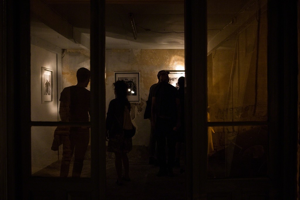 Installation view of Günter Brus - SELBSTVERSTRICKUNG at the Office gallery. Photography: Antonis Minas Installation view of Günter Brus - SELBSTVERSTRICKUNG at the Office gallery. Photography: Antonis Minas