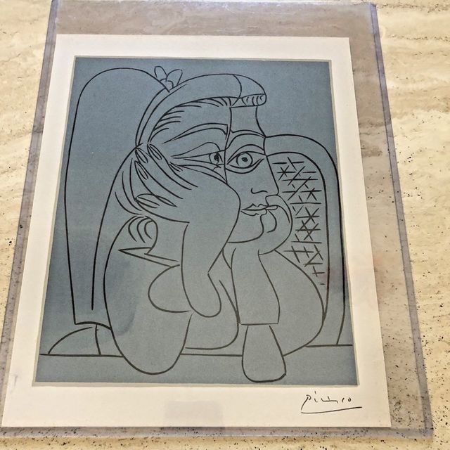 Pablo Picasso, ‘Female Head With Supporting Arms’, 1962, Print, Lithograph, Leviton Fine Art