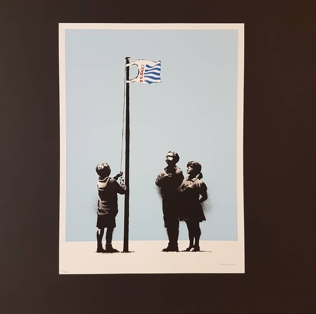 Banksy, ‘Very Little Helps’, 2008, Castle Gallery