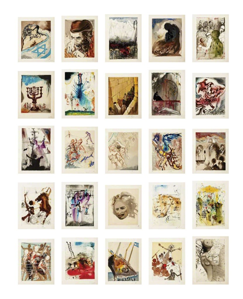 Salvador Dalí, ‘Aliyah’, 1968, Print, The complete suite of 25 lithographs in colors on Arches paper, contained in orginal box, Heritage Auctions