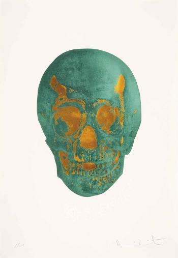 Damien Hirst - The Dead - Racing Green Island Copper Skull