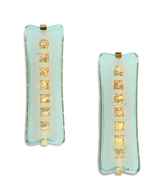 Max Ingrand, ‘Pair of large scale sconces #1568’, ca. 1956, Donzella LTD