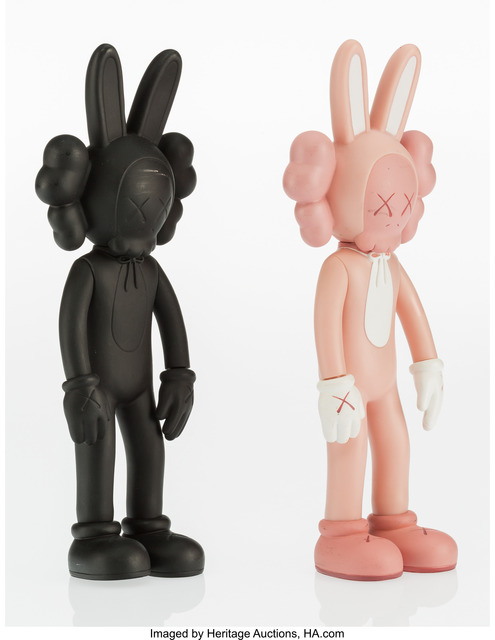 KAWS, ‘Accomplice (Pink and Black) (two works)’, 2002, Heritage Auctions