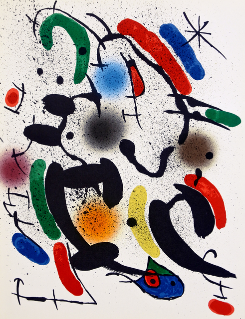 Joan Miró, ‘Lithograph VI’, 1972, Print, Color lithograph, Hans den Hollander Prints