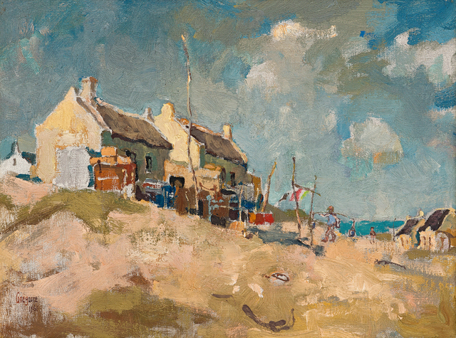 Gregoire Johannes Boonzaier, ‘Fishermen's Houses, Waenhuiskrans’, 1961, Strauss & Co