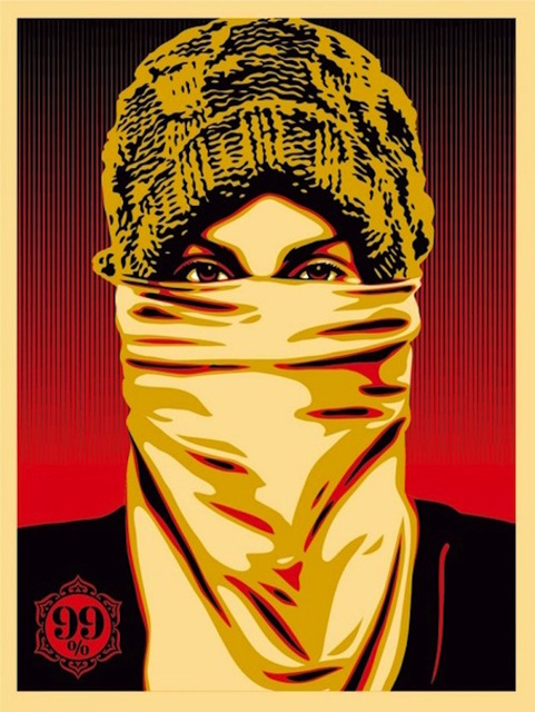 Shepard Fairey (OBEY), ‘Occupy Protester’, 2012, Gregg Shienbaum Fine Art