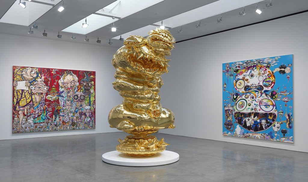 Artwork©2014 Takashi Murakami/Kaikai Kiki Co., Ltd.All Rights Reserved.Photo by Rob McKeever.Courtesy Gagosian Gallery. Artwork©2014 Takashi Murakami/Kaikai Kiki Co., Ltd.All Rights Reserved.Photo by Rob McKeever.Courtesy Gagosian Gallery.