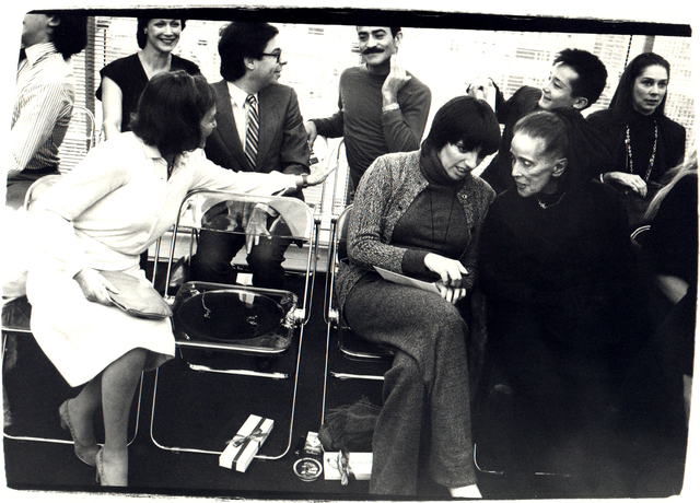 Andy Warhol, ‘Andy Warhol Photograph of Martha Graham and Liza Minnelli at a Halston Fashion Show, 1979’, 1979, Hedges Projects