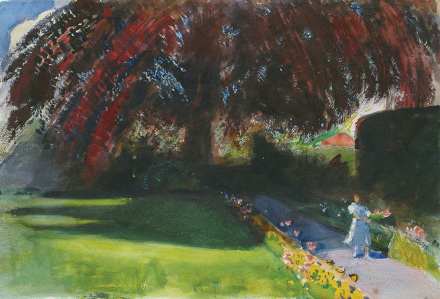 Charles Hopkinson, ‘Girl on Irish Path’, ca. 1955, Vose Galleries