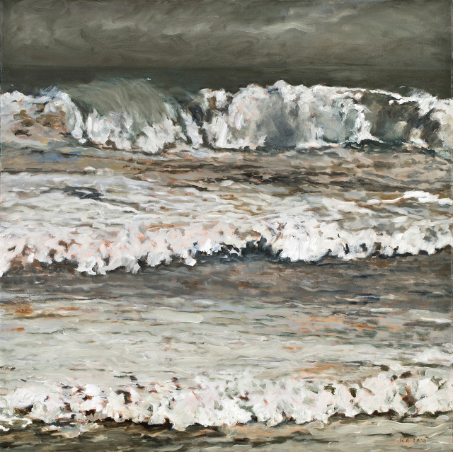 Kristen Garneau, ‘Muir Beach Storm’, 2018, Painting, Oil on canvas, Seager Gray Gallery