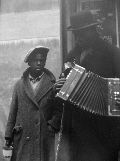 John Albok, ‘Blind Musician and Son, Harlem’, 1931, PDNB Gallery